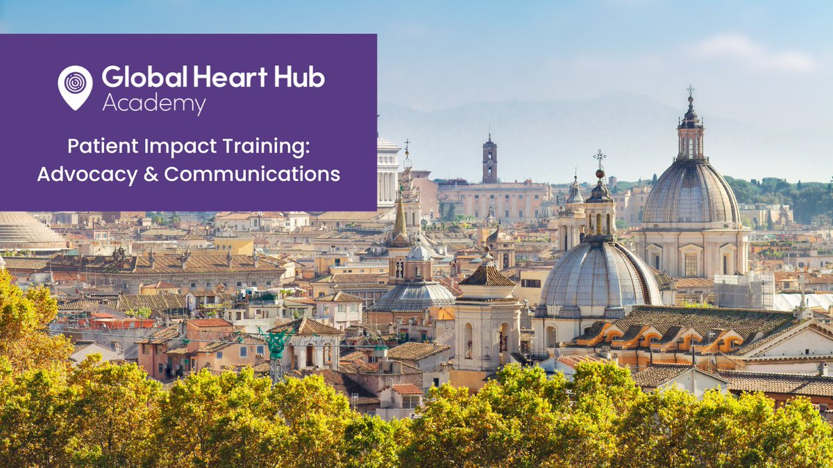 Global Heart Hub is delighted to be in #Rome, partnering with <a href="/sdabocconi/">SDA Bocconi</a> School of Management to present a 3-day training course covering patient engagement in health policy &amp; health technology assessment, tools &amp; techniques for #advocacy, + strategic communications. #GHHAcademy