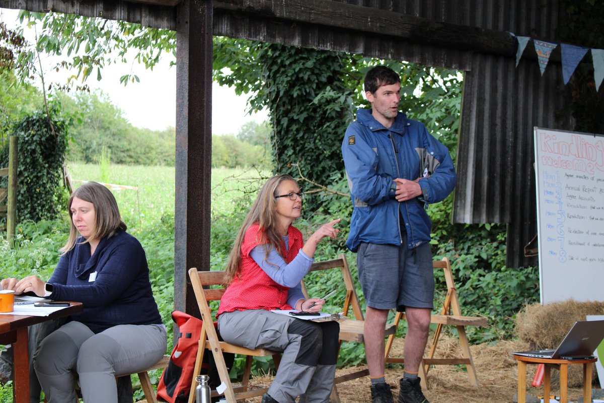 Huge thank you to everyone who could make it to our first on-farm Kindling Farm AGM. Nearly 80 Members joined us in person and online. Its our mission to become a good farm and a great cooperative. #organicseptember #cooperative #farming