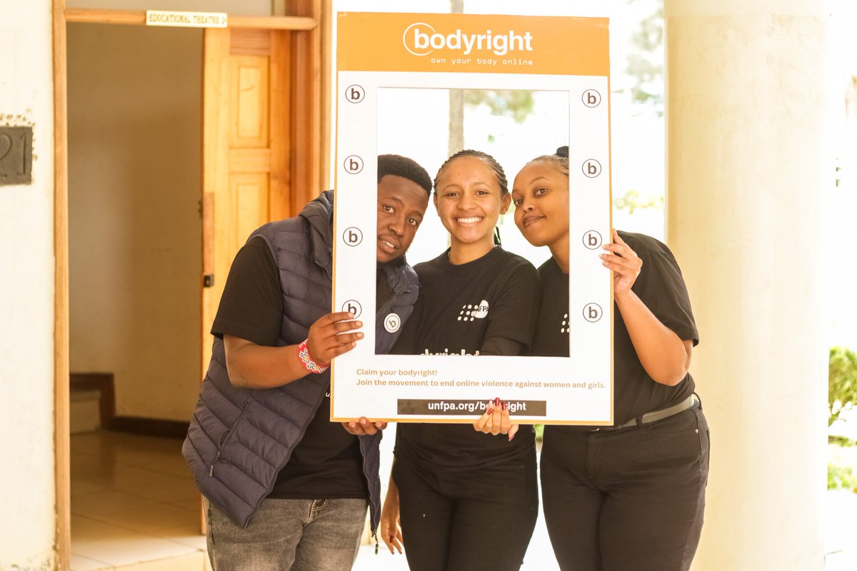 OleLeshan's tweet photo. All spaces, whether virtual or real world, should be free from Gender-based violence. @PanelUnfpa @UNFPAKen
#BodyRightKe https://t.co/UXc07EFJsR