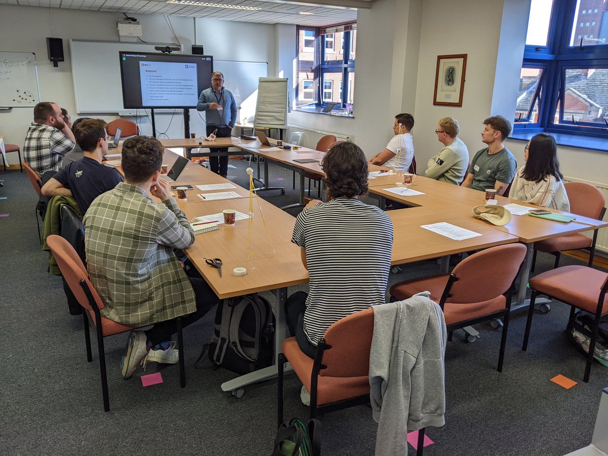 It's induction week again! Super excited to be welcoming our brand new Cohort 5 #PhD students to #Sheffield and the #CDT. We have lots of activities scheduled to help them settle in and get started on our unique training and research programme! #induction #introweek #cohort5 #slt