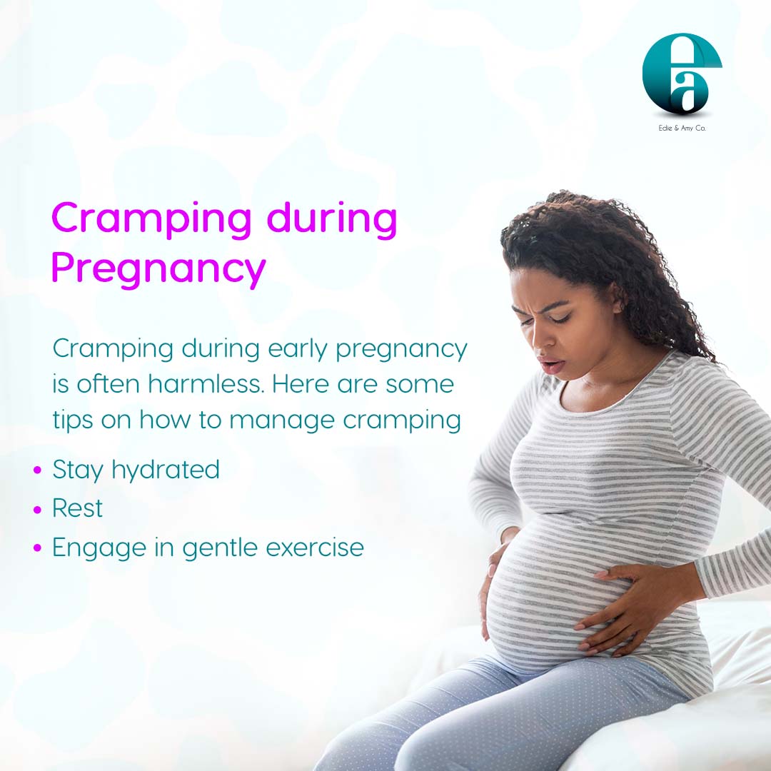 Hey Mama, Every pregnancy is a unique and beautiful journey. While cramping might occur often, here are some tips to manage cramping, and if it persists, please seek medical attention.

Visit  edieandamy.com to learn more

#edieamyco #exceptingmum #pregrancytips