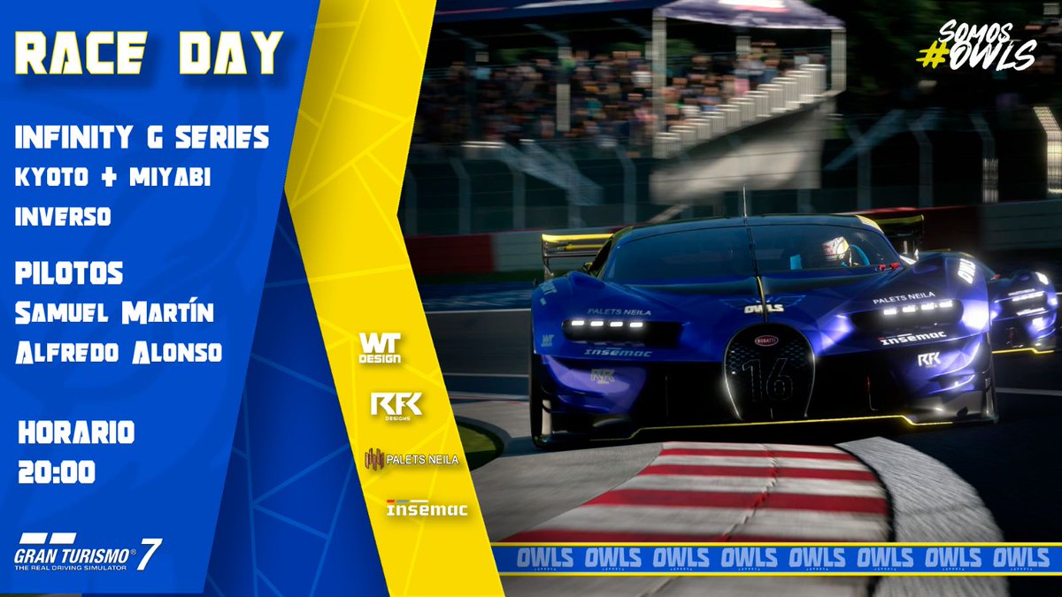 🏁 Infinity G Series
👥 <a href="/MrAlf1_10/">MrAlf1_10</a>  <a href="/OWLS_SamuMartin/">OWLS_SamuMartin</a> 
🎨 <a href="/rfk_designs/">RFK_Designs</a>
📹🎙️ Twitch.tv/Alejandro_Garn…