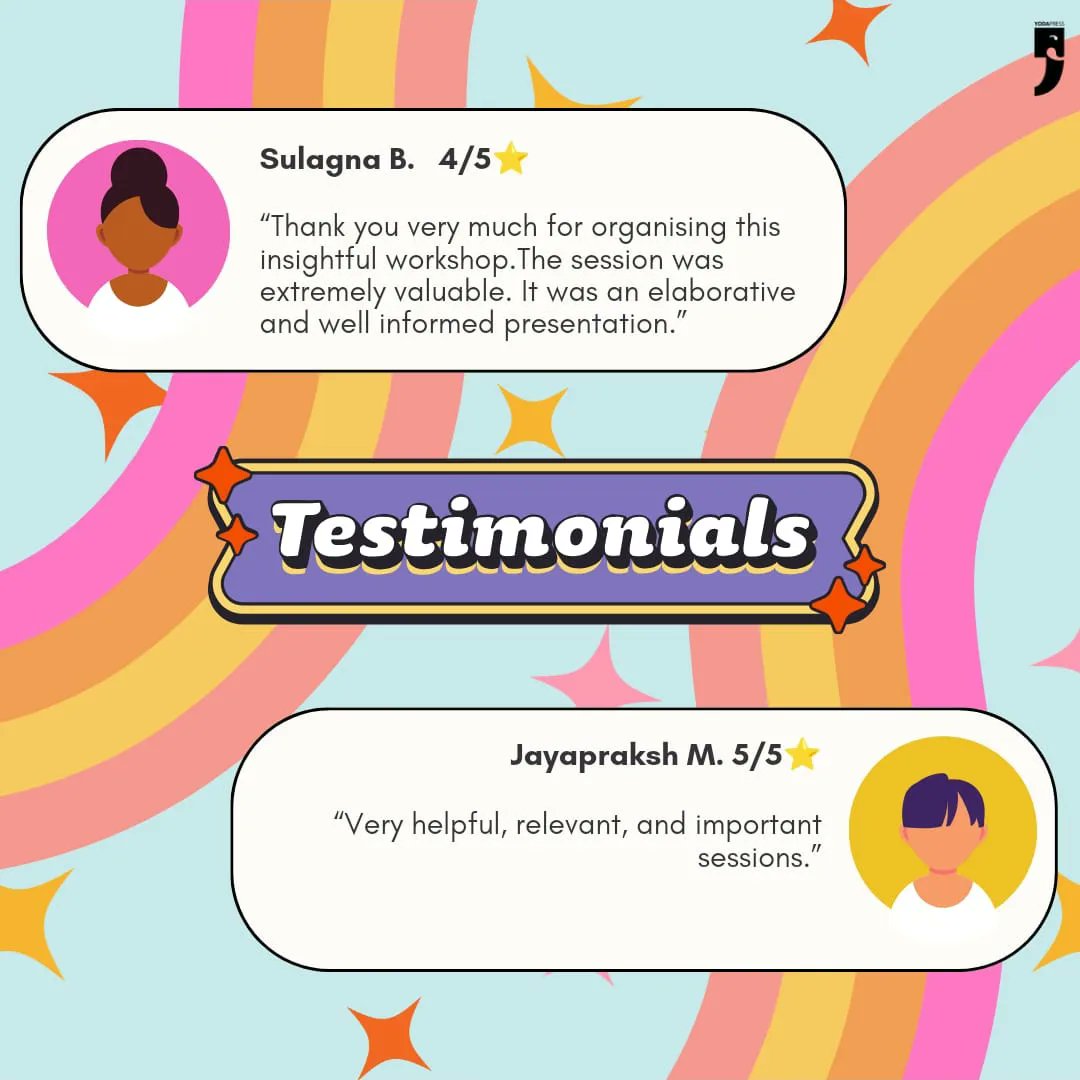 SrishtiKhare4's tweet photo. #YodaPress is back with #WordLab sessions, book a one-on-one consultation with @arpitayodapress or @readingisha today! 

Take a look at what others had to say about their experience with us. 

Book here: https://t.co/2xpvnU9afb

#editing #writing #manuscript #grantapps #pubcareer https://t.co/KlrzdGlp9V