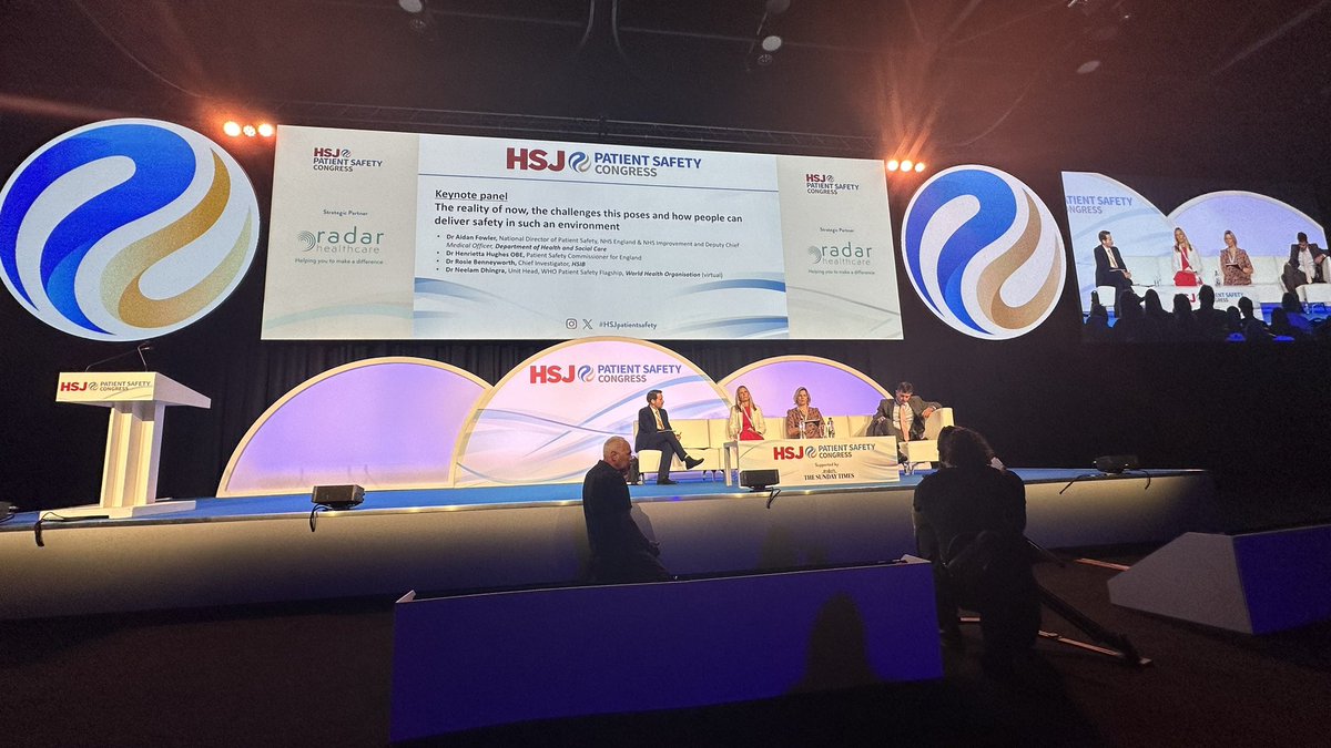 Why are chief execs not attending patient safety events? They spend 40% of the time talking about money and 5% on patient safety. We need to flip that - <a href="/PSCommissioner/">Patient Safety Commissioner</a> Henrietta Hughes 

#HSJpatientsafety