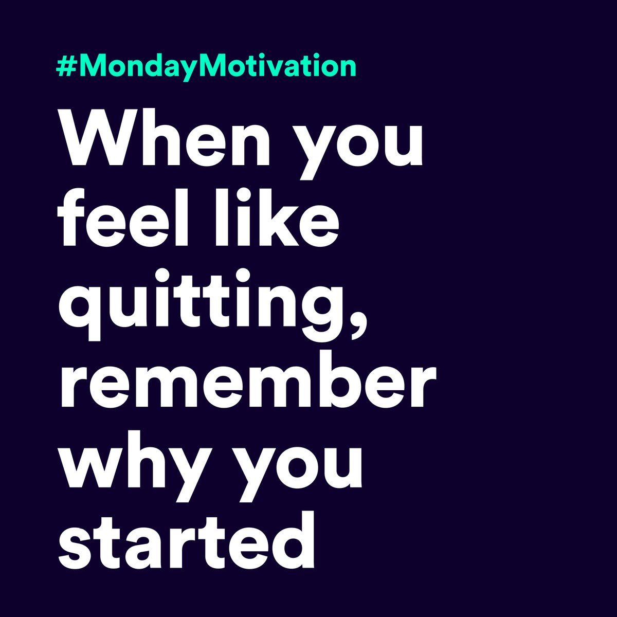 WithuTraining's tweet image. #MondayMotivation incoming! Don't give up, you've got this.