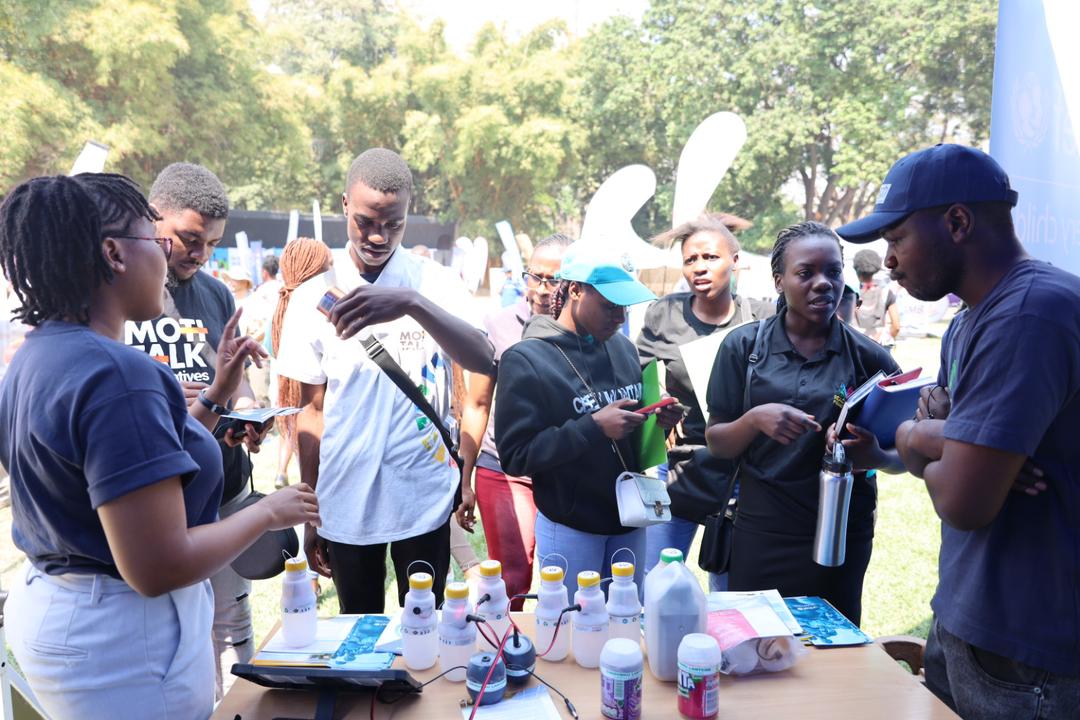 🌍 Join us at the #SDGExhibition in Harare Gardens #happeningnow!  Learn about <a href="/UNZimbabwe/">UN Zimbabwe</a>'s efforts and Zimbabwe's journey towards achieving Sustainable Development Goals. 🌱 Don't miss the UNICEF🇿🇼 exhibit on SDG 13: #ClimateAction is a collective effort for a better future!