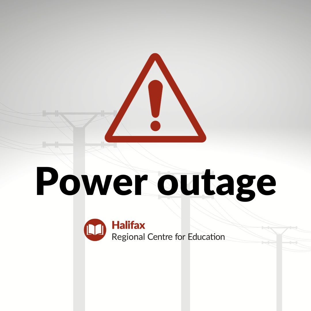 HRCE_NS's tweet photo. Classes are cancelled at Shatford Memorial Elementary today (Monday, Sept. 18, 2023) due to a power outage. All other HRCE schools are open. https://t.co/cj3TLIR5jE