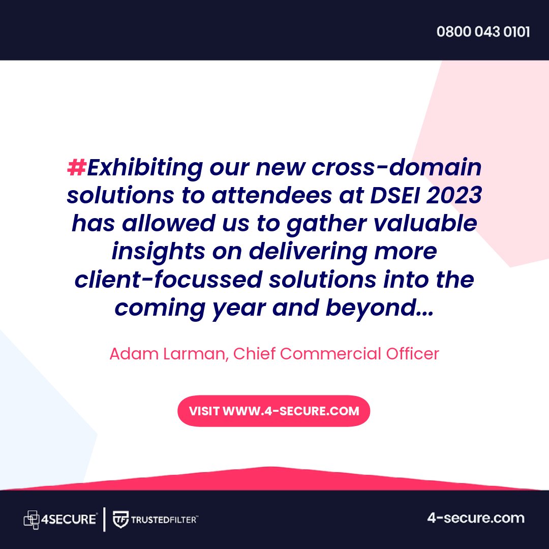 4Secure is committed to delivering customer requirements. Gathering insights from the users of our products is key to driving forward and providing industry leading solutions...

Have something to say? Join our mailing list and take part in our upcoming client survey.