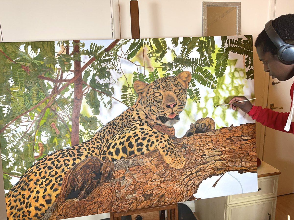Leopard 🐆 

#art #artist #artgallery #bristol #bristolart #bristolartist #uk #ukartist #hyperrealism