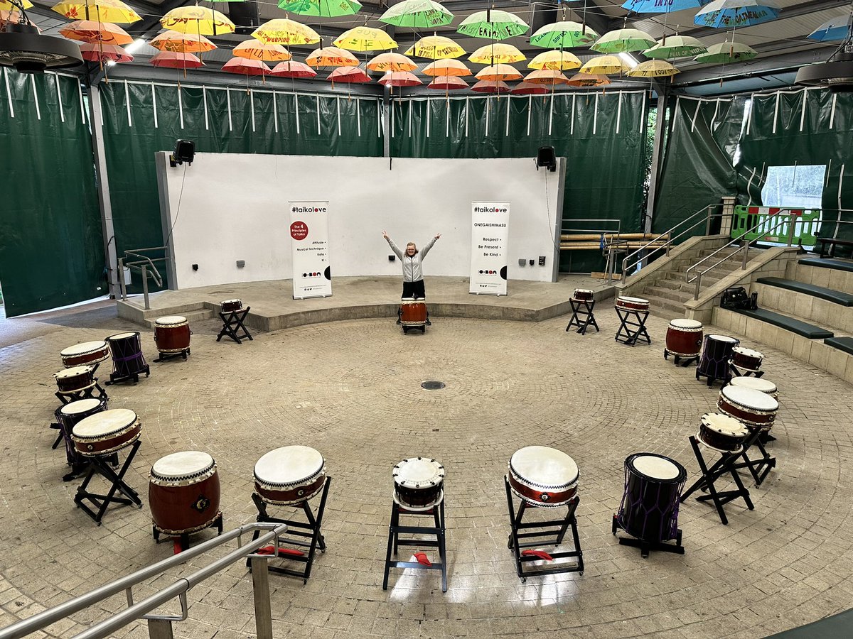 IbukiTaiko's tweet photo. We are back! Excited for our #taikotogether workshop with the Bud Club this morning for #goodrelationsweek2023 @ThePlaytrail @dcsdcouncil @FoyleOBon https://t.co/JzNygZm2ag