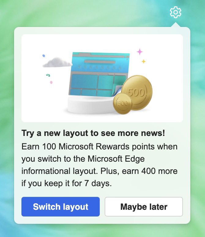 This feels - somewhat forced, to me. Incentives are one thing; slightly panicky bribes another.

It hardly smacks of confidence in the new layout either, which was presumably (!) based on customer feedback and testing anyway. So - 🤷‍♂️
