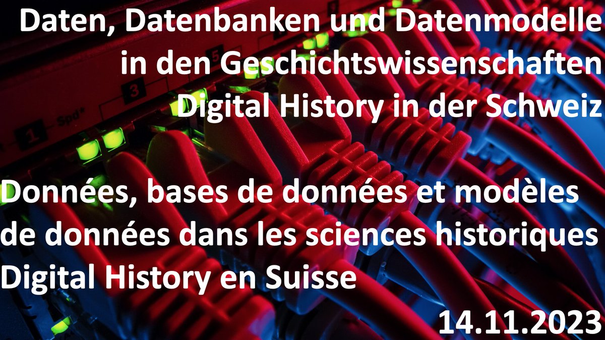 Über die «Umfrage zu Daten, Datenbanken und Datenmodelle in den Geschichtswissenschaften» will die SGG den Stand des Datenbankwesens in der Schweizer Geschichtslandschaft erheben - jetzt ausfüllen, unabgängig vom eigenen Wissens- und Erfahrungsstand!
framaforms.org/umfrage-zu-dat…