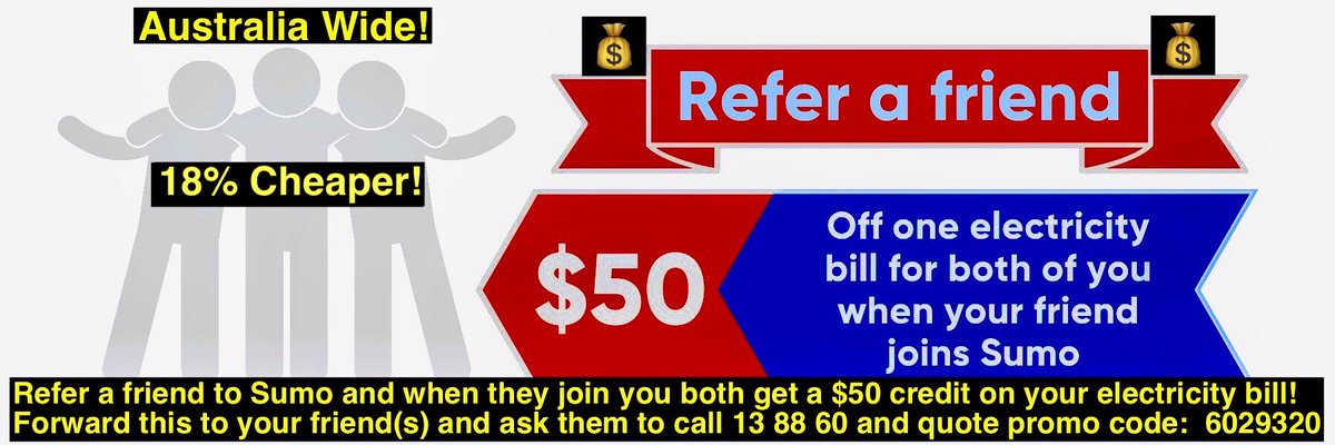 TracyGo63645865's tweet photo. MAY THE FREE POWER BE WITH YOU! AUSTRALIA
#Free #power #electricity #Australia #refer #Family #Friends #cheaper #advertising #rewards #Money #Love #NewsUpdate #education #Agents #AU #business #YouTube #Google #SumoPower #JoinUs #welcome #Victoria #NewSouthWales #Queensland #GO https://t.co/SKY4HJHK9G