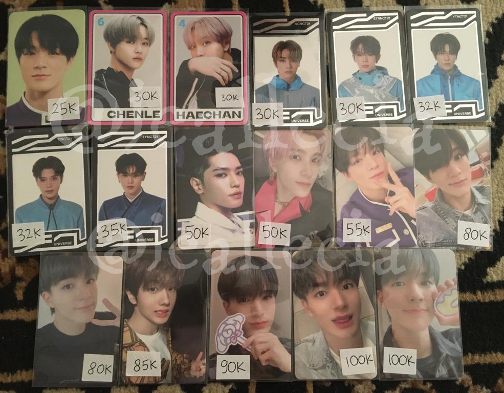 [help rt]

‼️WANT TO SELL READY INA‼️
aab nct dream 127 wayv pc

— beberapa slight / lil damage, mostly goodcon
— all on hand
— exc. fee pack &amp; adm 🍊
— 💸 on pict, take all 850.000 only
— nego tipis

vidcon for serious buyer.
🏡 Pekalongan, Jawa Tengah.
