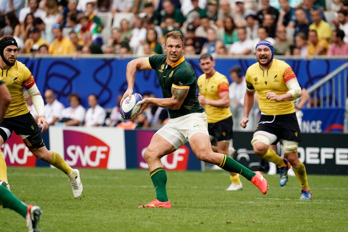 BackpageMedia's tweet photo. The Springboks demolish Romania in Bordeaux  💥 https://t.co/WmhawvrgiY