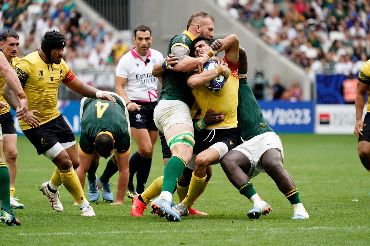 BackpageMedia's tweet photo. The Springboks demolish Romania in Bordeaux  💥 https://t.co/WmhawvrgiY