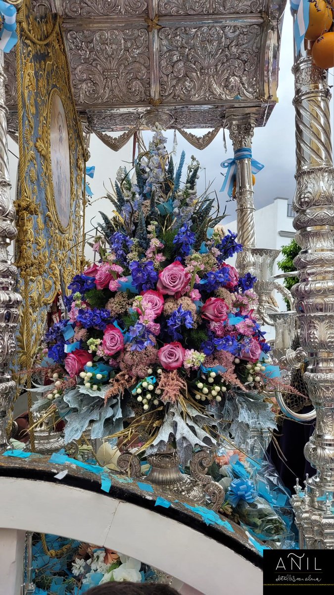 AnilFloral's tweet photo. 𝑵𝑼𝑬𝑽𝑶 𝑬𝑿𝑶𝑹𝑵𝑶 | Exorno floral de la carreta de la @asuncioncanti con motivo de las Fiestas de la Subida.

"Añil, Detalles con Alma"

☎️ 625460219
📍 C/ Trabajo 8A, 41010 Sevilla.
📲 https://t.co/AmLuYZxFO6

#AñilBoutique #DetallesconAlma #ArteFloral https://t.co/anBVRFS7Bl