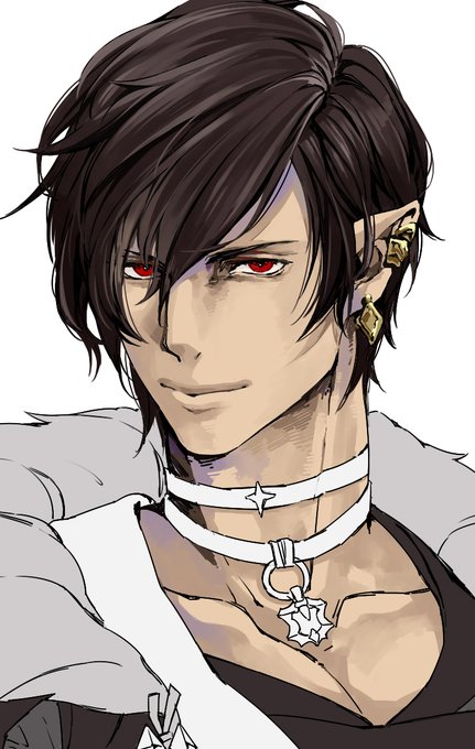 「brown hair elezen」 illustration images(Latest)