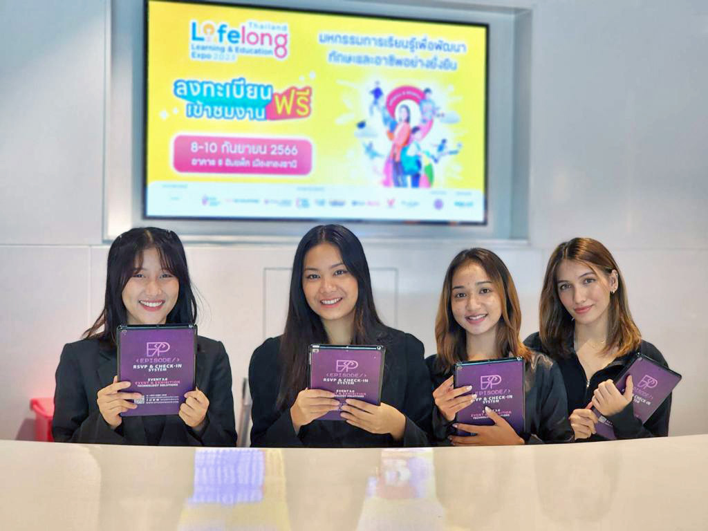 Episodemakers's tweet image. Overseas Events at #Thailand 
Event Management Experience
#Lifelong Learning &amp;amp; Education Expo 2023📚📖🤓
EPISODE EVENT 3.0 - RSVP &amp;amp; Check-In System, #EventExclusiveMobileApp can easily hold and manage Local or Overseas Events &amp;amp; Exhibitions...