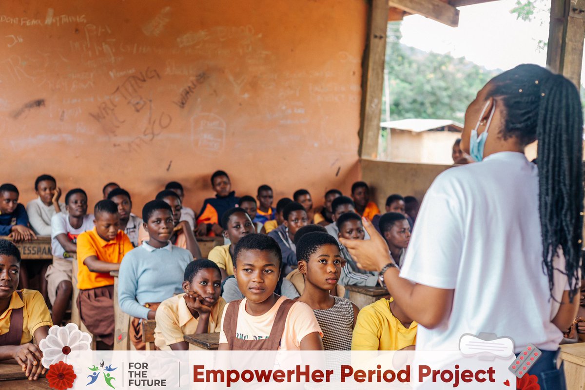 FTFGhana's tweet photo. Our Empower Her, Period team embarked on a transformative project in the Eastern region last week . Our major highlight was the distribution of menstrual hygiene materials to make it easier for girls to manage their periods with confidence and dignity.
#periodproject https://t.co/i2o6PTIfZA