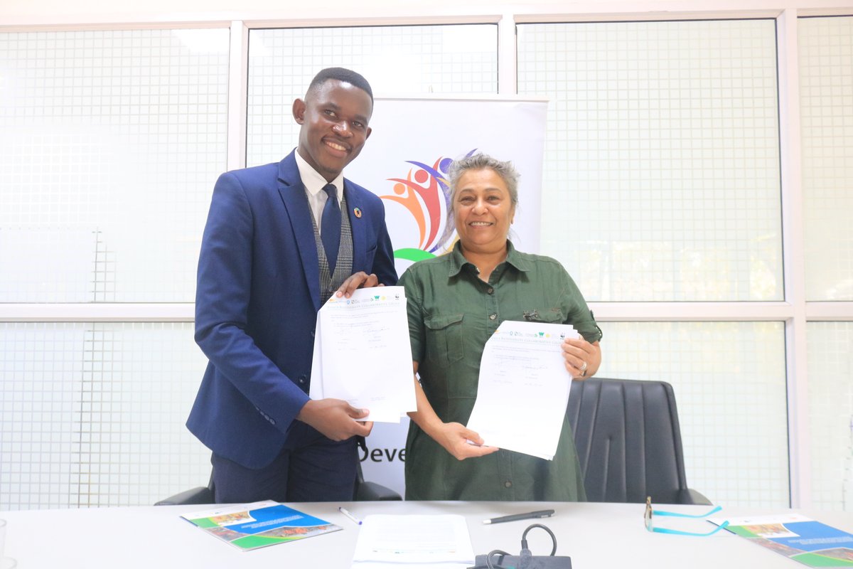 ABCGconserve's tweet photo. ABCG &amp; @communityleddev on Sept 14, 2023, entered into a partnership to collaborate to champion biodiversity conservation in Africa. This partnership aims to bridge the gap between local voices &amp; work toward achieving #SDGs using community-led approaches for a sustainable future. https://t.co/JC3ck1RcEA