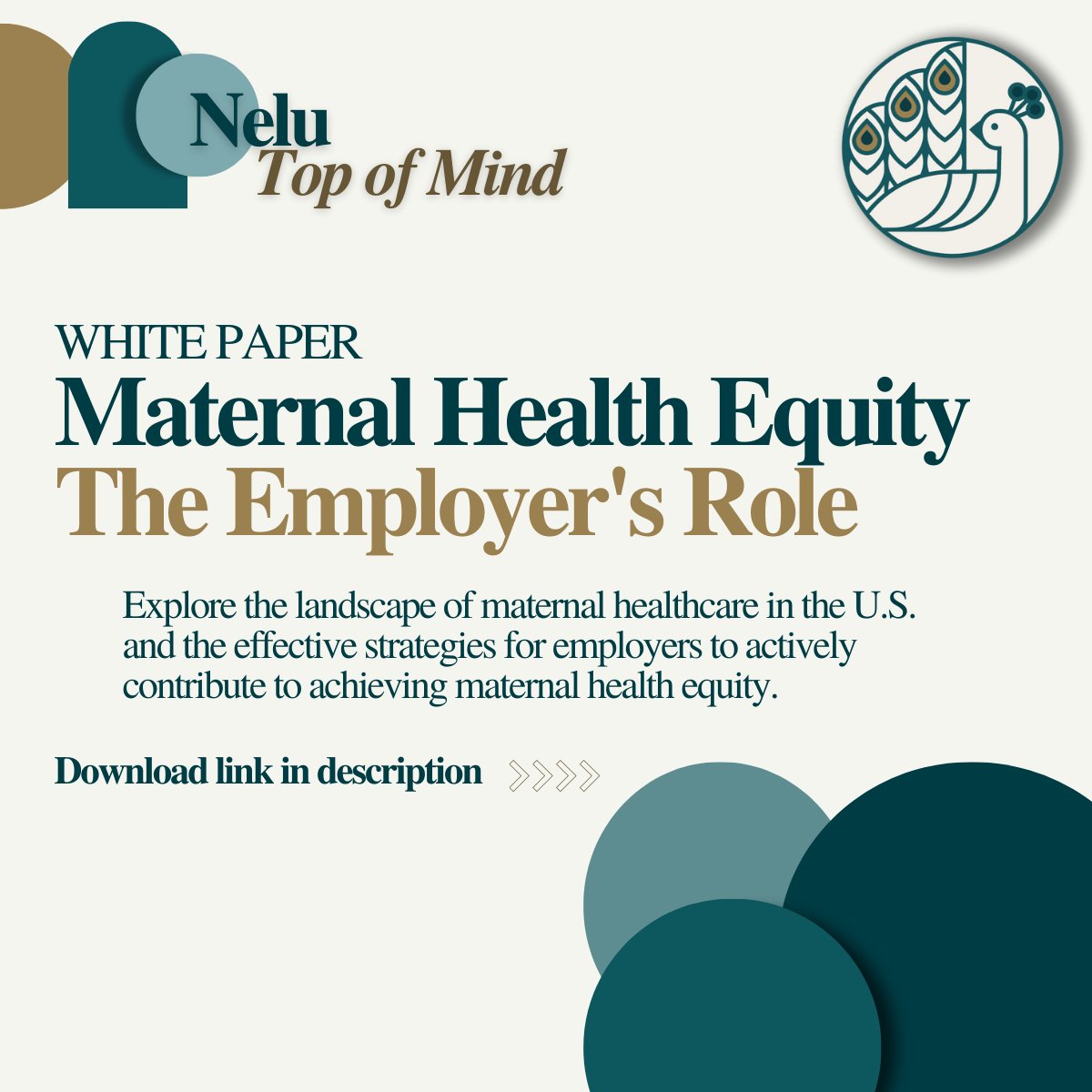 Learn more about this critical issue in our latest White Paper Brief. 

nelusolutions.com/download-mater…

#benefits #maternalhealth #healthequity #topofmind