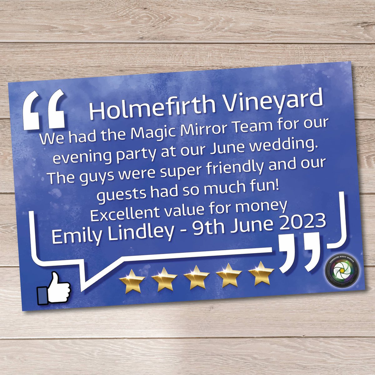 #5starreview #5starreviews #customerappreciation #customerexperience #customerfeedback #customerreview #customerreviews #customersatisfaction #feedback #fivestarreviews #facebookreviews #happyclients #happycustomer #review #reviews #testimonial #yorkshire #yorkshiremagicmirror