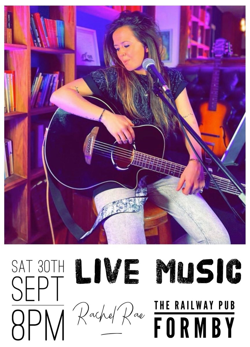 therailwayform's tweet photo. Come join us for the fabulous Rachel Rae  #formby #music https://t.co/5LiISegRyE