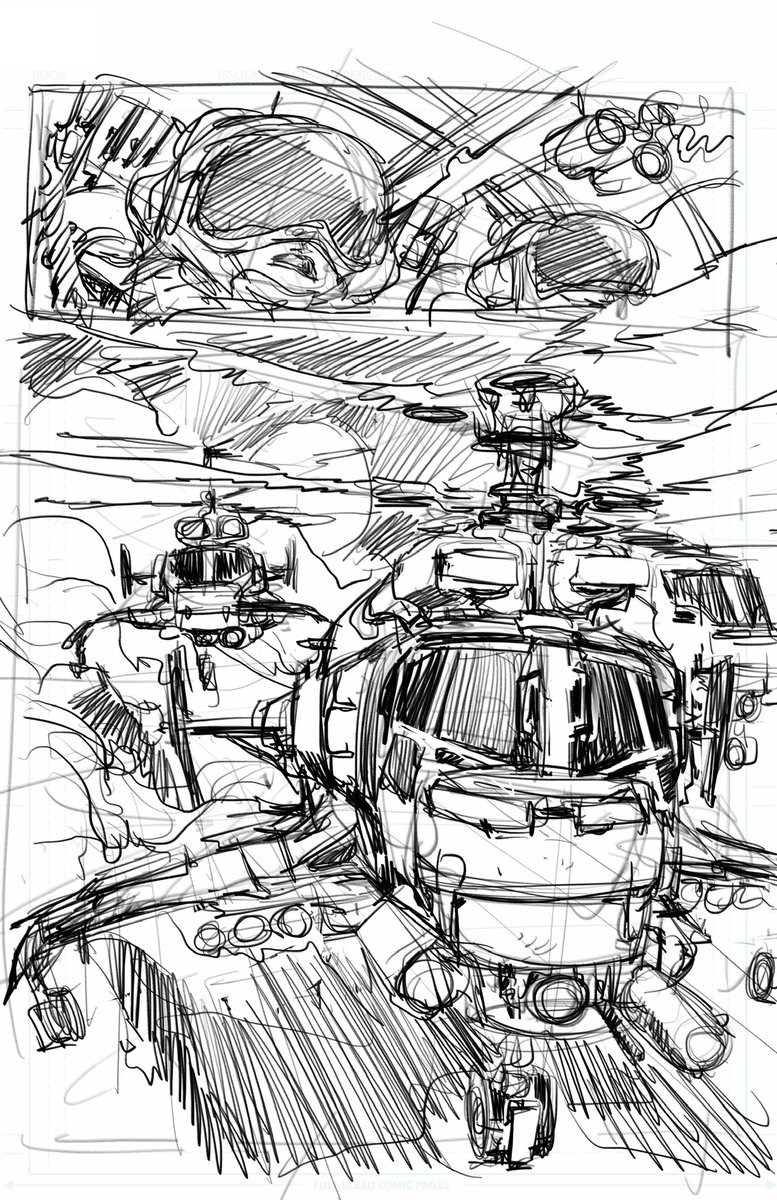 From ARC ATHENA Book01, the very first page roughed out by <a href="/EricCanete/">Eric Canete</a> for the series. 

Originally intended to be the opening shot, changes to the script moved this page later in the book.