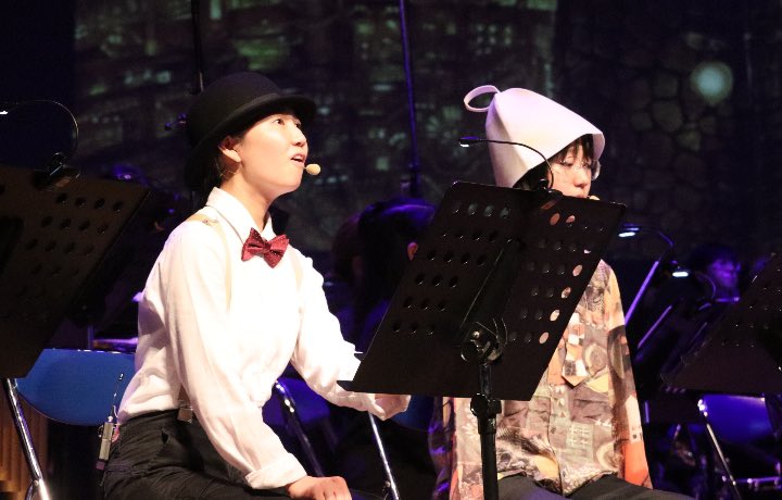 Kaiseikamusic's tweet photo. 9月16日に行われた、子ども応援フェスタ「ドリームコンサート」に出演させて頂きました！今回のコンサートでは、指揮者の金井俊文さんをお招きし、本校講師の先生方や、プロの奏者の方々と一緒に、オリジナルステージ『えんぴつ町のプペル』を上演しました！ご来場ありがとうございました！ https://t.co/TY96aTNCCA