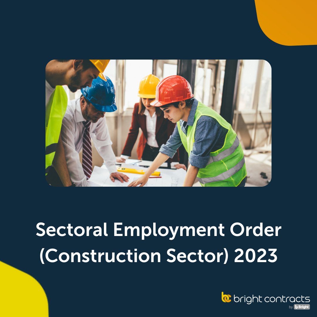BrightContracts's tweet photo. Due to the Sectoral Employment Order (Construction Sector) 2023, there will be changes to minimum hourly rates of basic pay and minimum pension contributions in construction.

Check out our recent blog for more info! 👇
https://t.co/4Fum11LXN7

#minimumpay #pensioncontributions https://t.co/oMy8uwDunh