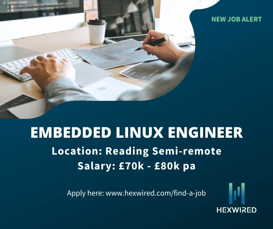hexwired's tweet image. New job alert: Embedded Linux Engineer  💥

Position details:
📛 Embedded Linux Engineer
📌 Reading
💷 £70k - £80k pa

Visit our website for more information or to apply ➡️ buff.ly/3LqE0Mk 

#Hexwired #Linux #EmbeddedLinuxEngineer