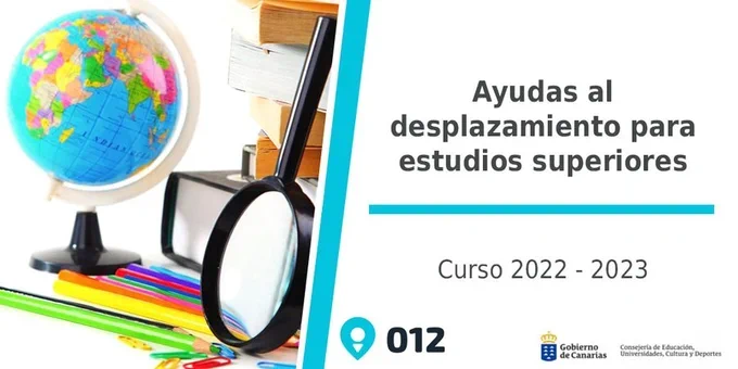 012Gobcan's tweet photo. #Estudiante👉seguimos en plazo para pedir las ayudas al desplazamiento para estudios universitarios y máster.

Para desplazamientos entre el 01/08/22 y el 31/07/23. https://t.co/uTyujj8qGo https://t.co/dsc0Y6SaNj