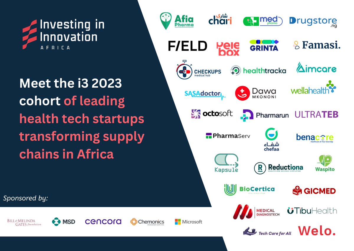 SCIDaR_'s tweet photo. We are thrilled to announce the 29 African Startups for the 2nd cohort of the i3 program! Congratulations to all innovators operating &amp; thank you to our sponsors who remain committed to fostering innovation, providing funding &amp; facilitating partnerships.

https://t.co/kuq0DWx9ux https://t.co/xQtp53Rirj
