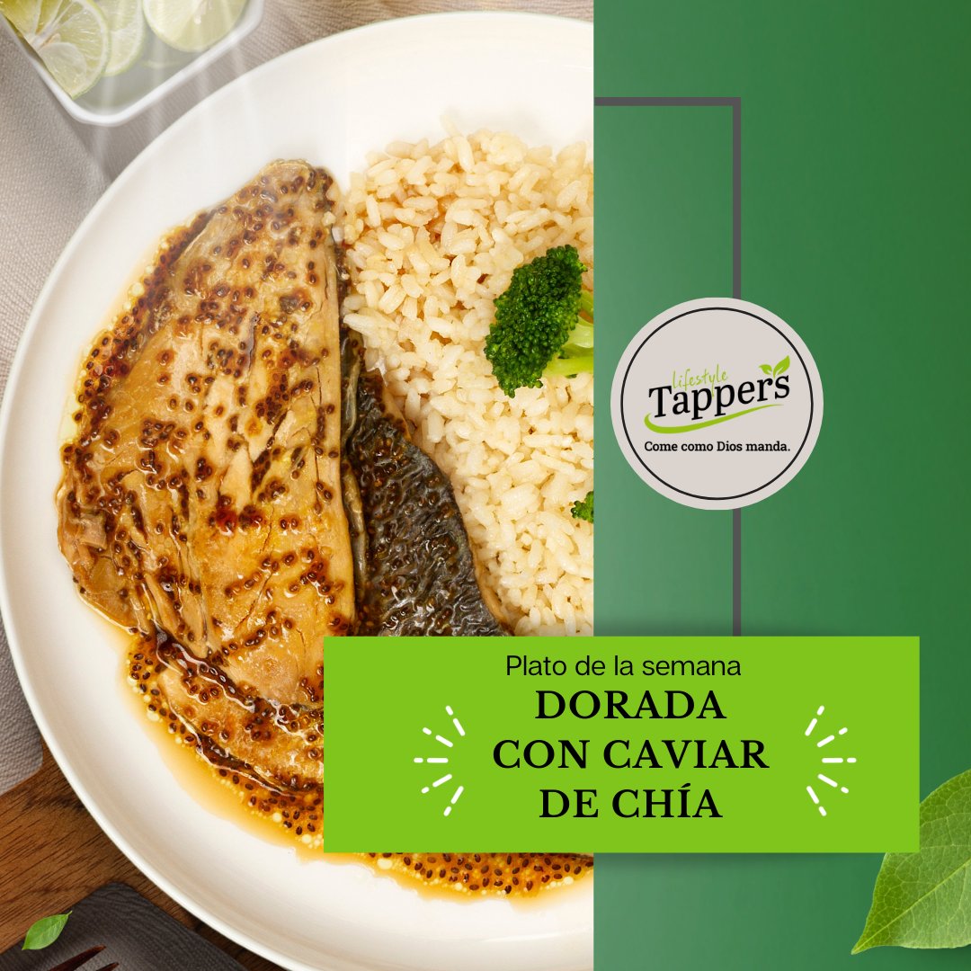 Dorada con caviar de chía 🐟🎣

👉Hoy te presentamos un plato muy sofisticado... Dorada con Caviar de Chía

💰 10€ GRATIS en tu primer pedido.
.
.
.
#Tappers #Dorada #caviar #chía #comidaadomicilio #recetassaludables #comidapreparada #madrid #hechoenespaña #