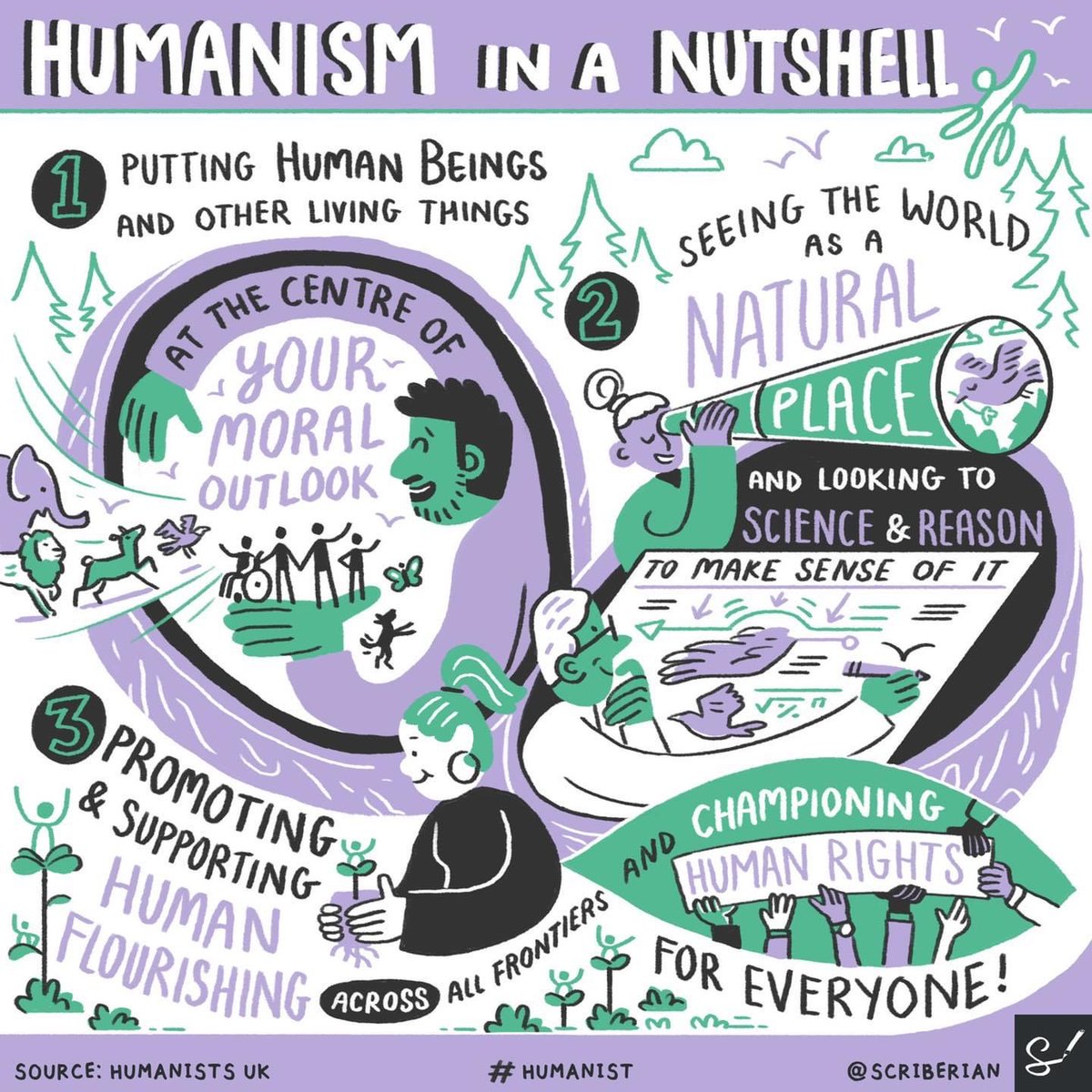 Humanists_UK's tweet photo. Humanism in a nutshell! ❤️ https://t.co/Jkt7xQjzAO
