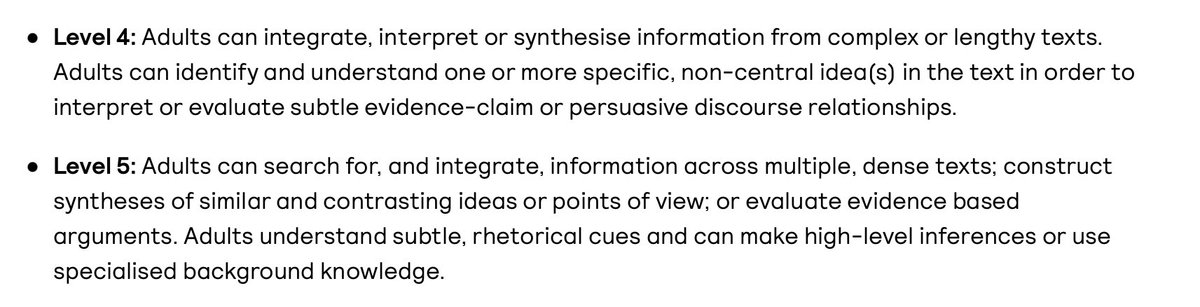 OECD verilerine göre, Türkiye’deki yetişkinlerin %40’ı okuduğu en basit metni bile anlayamıyor. 

Bu veriye göre, Türkiye’deki yetişkinlerin %85’i ile bir tartışmaya girmenin anlamı yok. Zira sizin fikrinizi anlayabilecek seviyede değiller.

Yine aynı şekilde, entelektüel bir