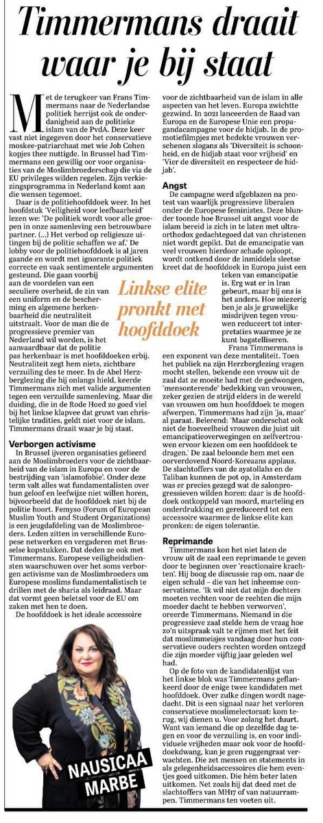 Goede column!