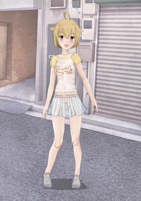 Fantiaさまに投稿しましたっ!!!つばささんの服が段々透けて・・・!!! 期間限定公開ですっ!!! URLはコチラ→ 