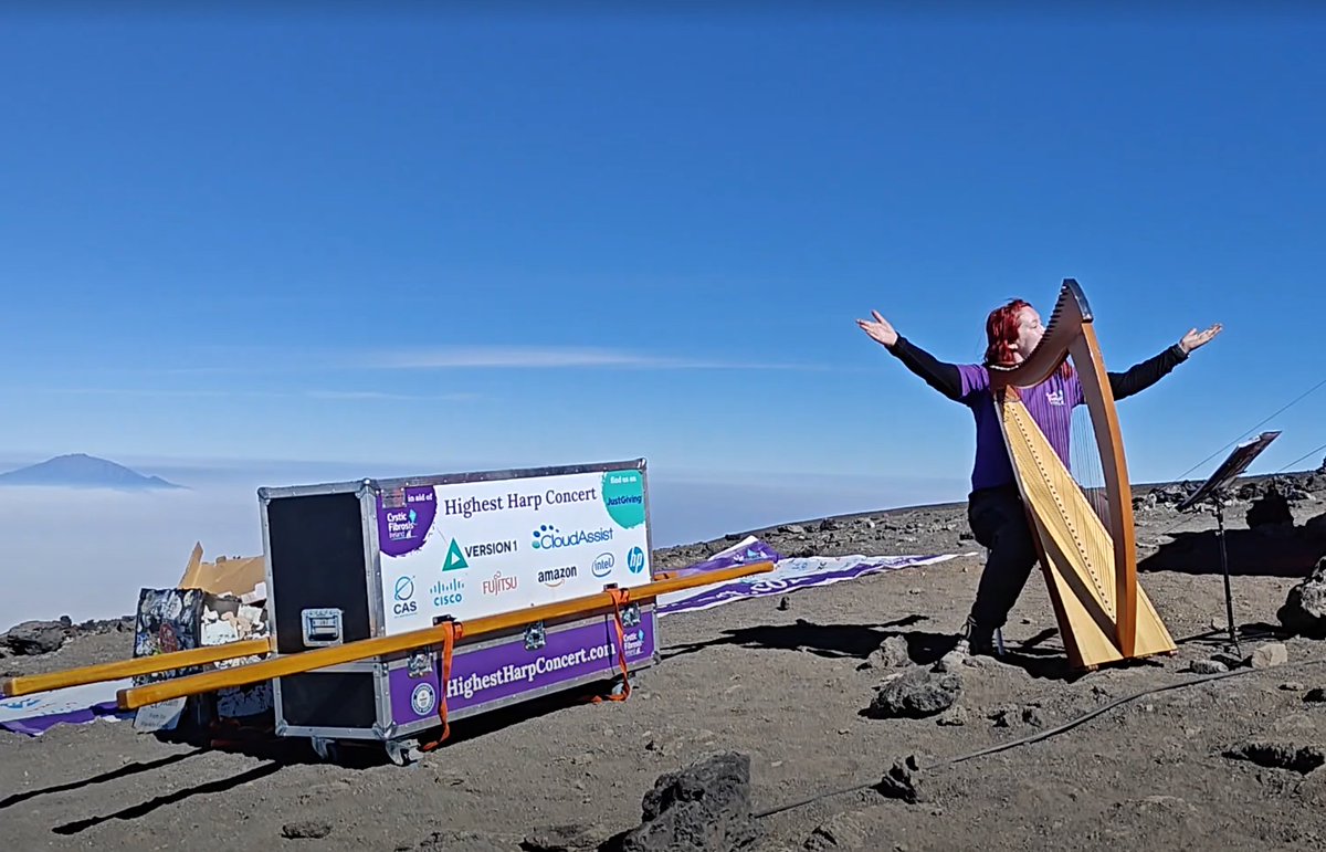 📣New Blog Post! 📣

A few weeks ago, the amazing Siobhan Brady, and her project highest harp, made it to the summit of Kilimanjaro, in aid of CF Ireland🎶 ✨We followed up with Siobhan head over to the blog to know more. It’s truly awesome🎶 🏔️
-
-
RTR: blog.camac-harps.com