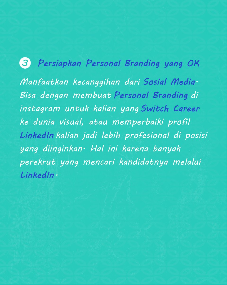 AccelistEdukasi's tweet image. Ada yang sedang switch career ke programming?⁣⁣
⁣⁣
Mending ikutan Workshop Aedu.⁣⁣
⁣⁣
Diajarin dari 0 sampai Pro!⁣⁣
⁣⁣
📌Daftar di link.accelist.com/DAFTAR ⁣⁣
⁣⁣
#switchcareer #career #karirtips #workshopaedu #kelaspemograman #pemrograman #sertifikat #belajarcoding