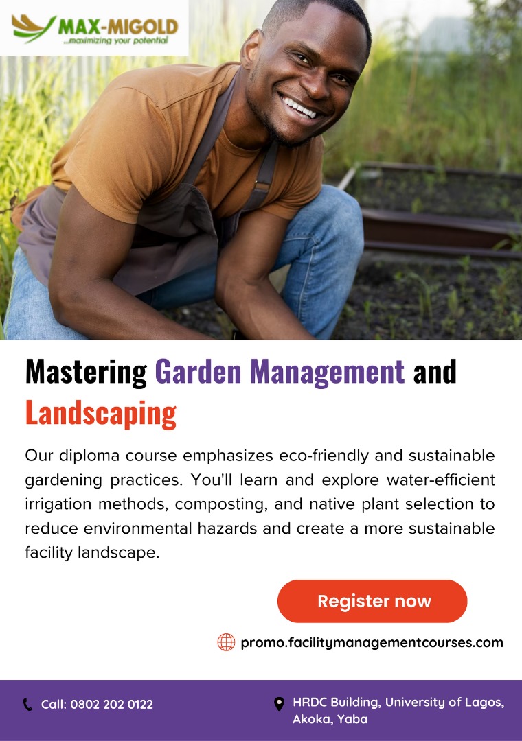 Join Us Today!

Enroll today and cultivate a future of endless opportunities. Your green paradise awaits! 🌱
 
Visit promo.facilitymanagementcourses.com to learn more. 

Only a few seats are left! 
#LandscapingMasters #GardenManagement #FMMCJourney