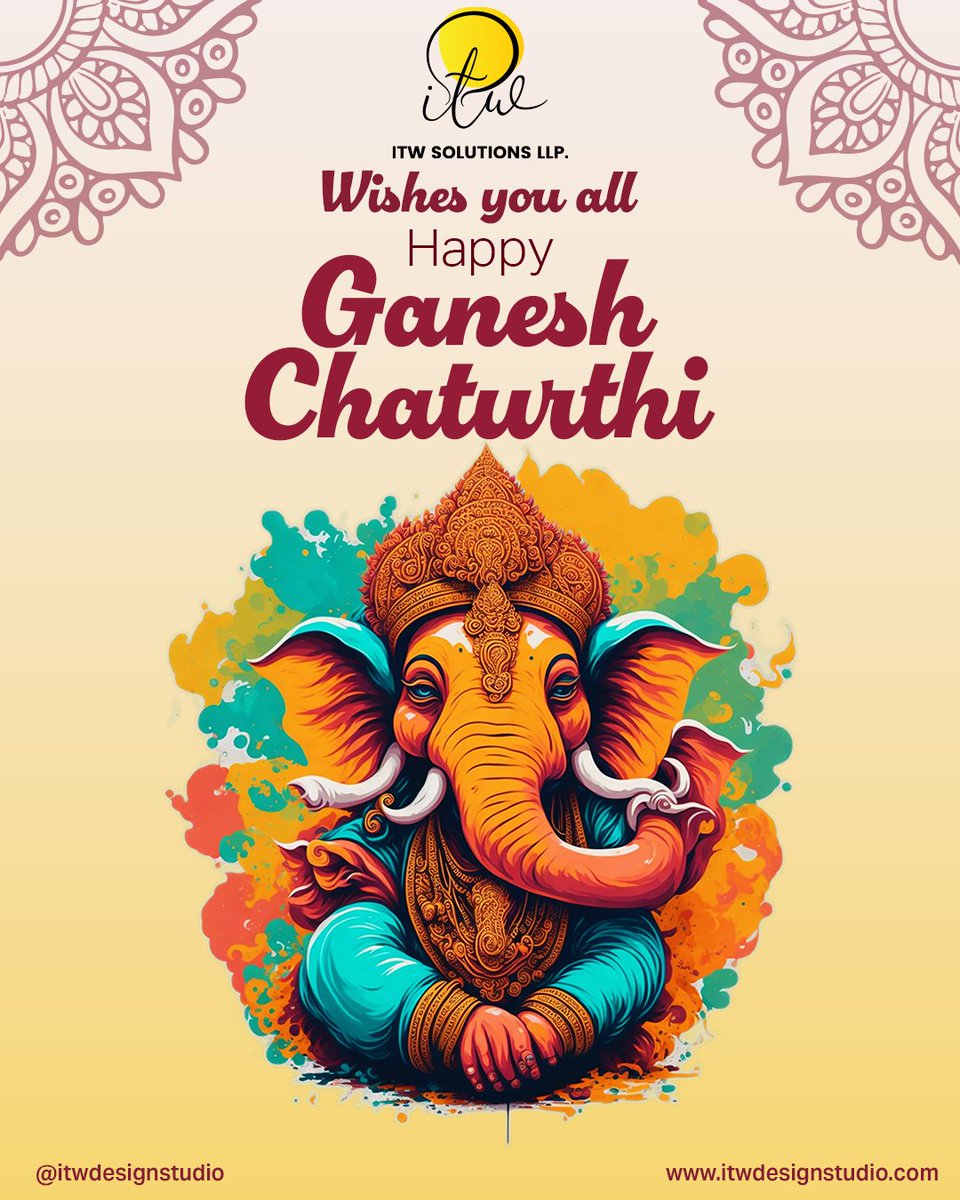 ITWDesignStudio's tweet photo. Wishing you all a Happy #GaneshChaturthi 🙏🏼📷 https://t.co/wDjw4J449l
