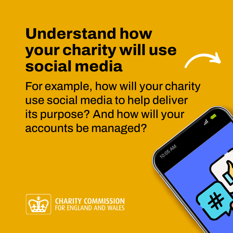ChtyCommission's tweet photo. Our new guide covers a range of key topics charities should consider when using social media 👇