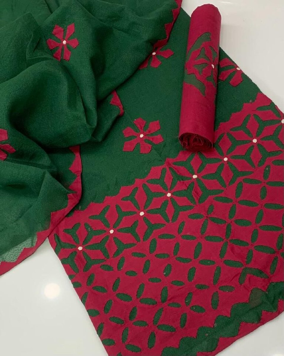 SamsCollection9's tweet image. Stuff khaddi net 3 PC dress
Women's Unstitched Winter Suit
Work handmade applic Daman embroidery

bit.ly/3QQd38t 

#samscollection #womenssuit #ladiesclothes #applicwork #embroidery #applicembroidery #khaddinet #khaadinet #wintercollection #fashion #shopping #wedding