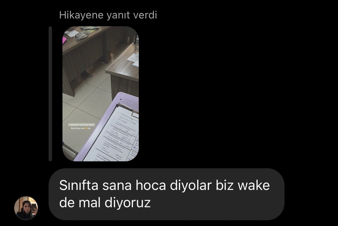 ilk ders gunumde en yakın arkadasımın attıgı destek 💗💕💘