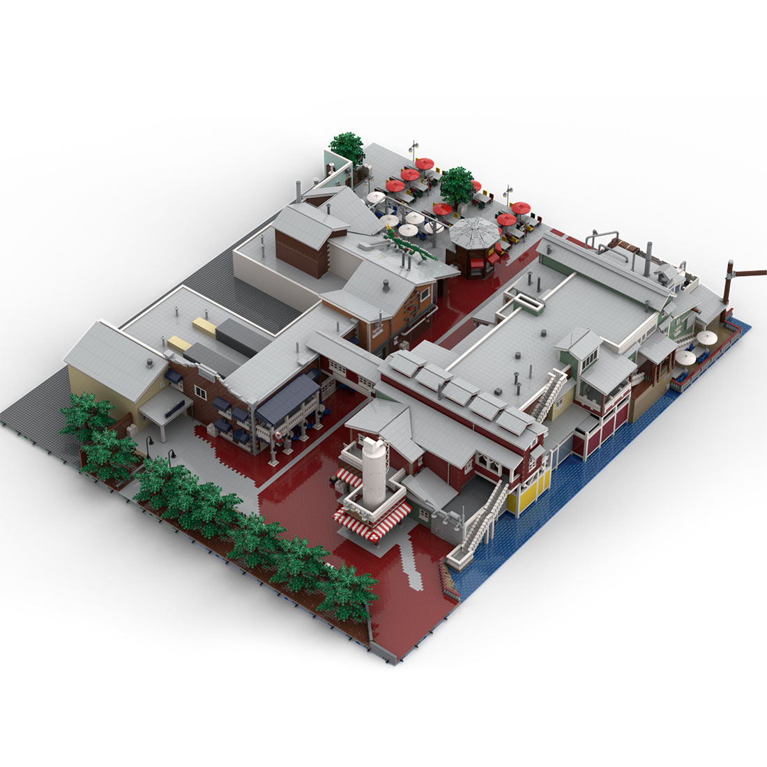 LesDiyCreator's tweet photo. Hello! This is interpretation of the Disneyland California Pacific Wharf area. 🚉——Pacific Wharf - MOC-149947 (44087pcs)

#pacificwharf #trainscene #train #locomotive #legotrain #legolocomotive #railway #legomocs #legomoc #moc #steamtrain #lego #legocitytrain #legomoc #legomocs https://t.co/1PwYEnEFm7