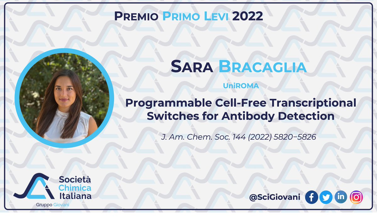 🏅PREMIO PRIMO LEVI 2022: i finalisti!🏅
Apriamo la nostra rassegna con Sara Bracaglia dell' <a href="/unitorvergata/">Università di Roma Tor Vergata</a>, ed il suo lavoro candidato al #PremioLevi2022
Video: youtu.be/lQZztboaMzY?fe…