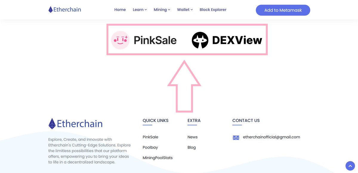🔥We'd like to extend a warm welcome to the Etherchain team from all of us here at #Pinksale.

👌At Pinksale we focus on supporting projects for continued growth post launch, success is inevitable.

🚀 Check them out below: 

pinksale.finance/launchpad/0x58…

#BSC #BNB #BTC