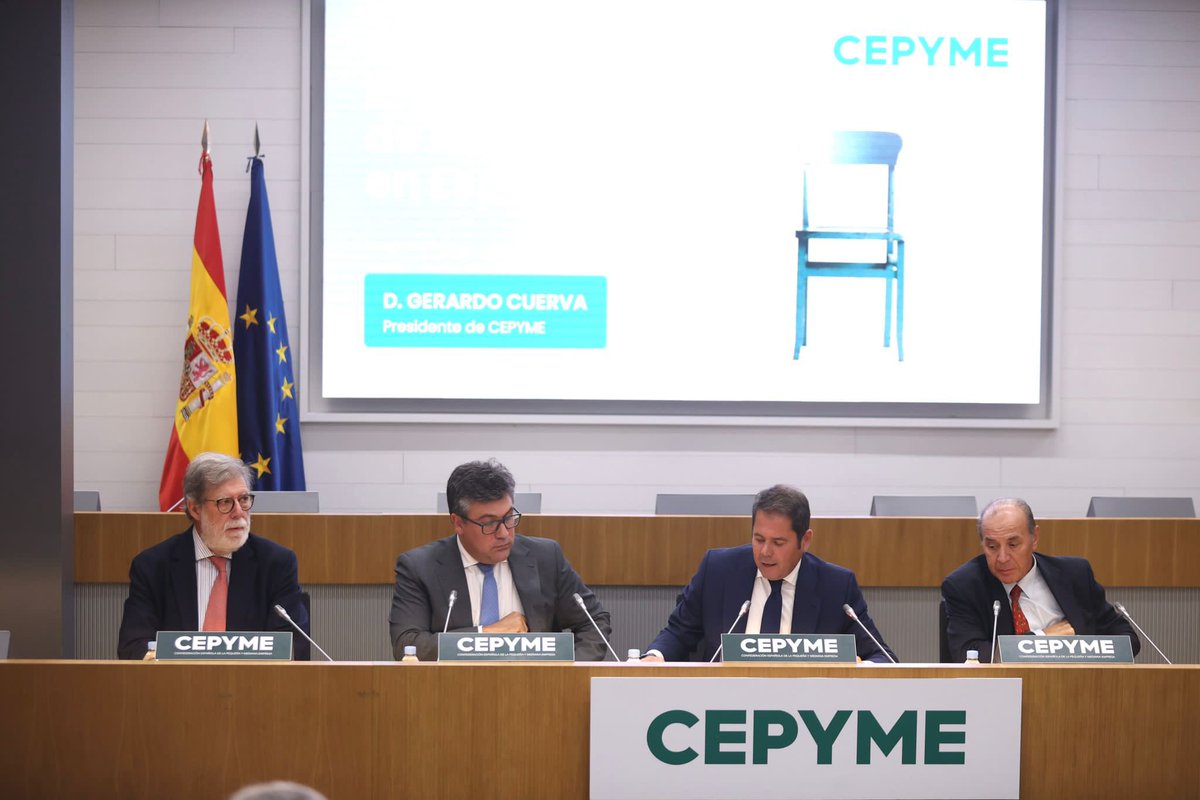 Siete de cada diez empresas no encuentra los trabajadores que necesita para su actividad. 
Así lo ha señalado el presidente de CEPYME, Gerardo Cuerva en la inauguración de la jornada sobre El reto de las vacantes.

Síguela en directo en

youtube.com/live/84vQdcBuU…